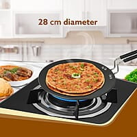 AGARO Elite Hard Anodised Tawa for Kitchen, 28 cm Diameter Tawa