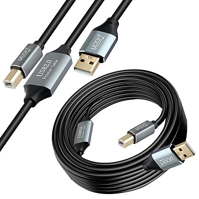 Uport 10M USB 2.0 Active Printer Cable – Premium quality, ensures reliable data transfer for printers. Ideal for long distances, supports high-speed connections. Durable and flexible design.