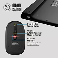 Zebronics Companion 110 – Bluetooth Wireless Combo offers seamless connectivity with a sleek design. Enjoy a comfortable typing experience and reliable performance for all your devices.