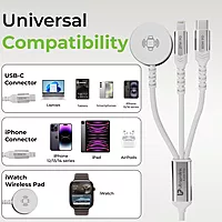 Ultraprolink UL1217 iLink Trio 3 in 1 Charging Cable