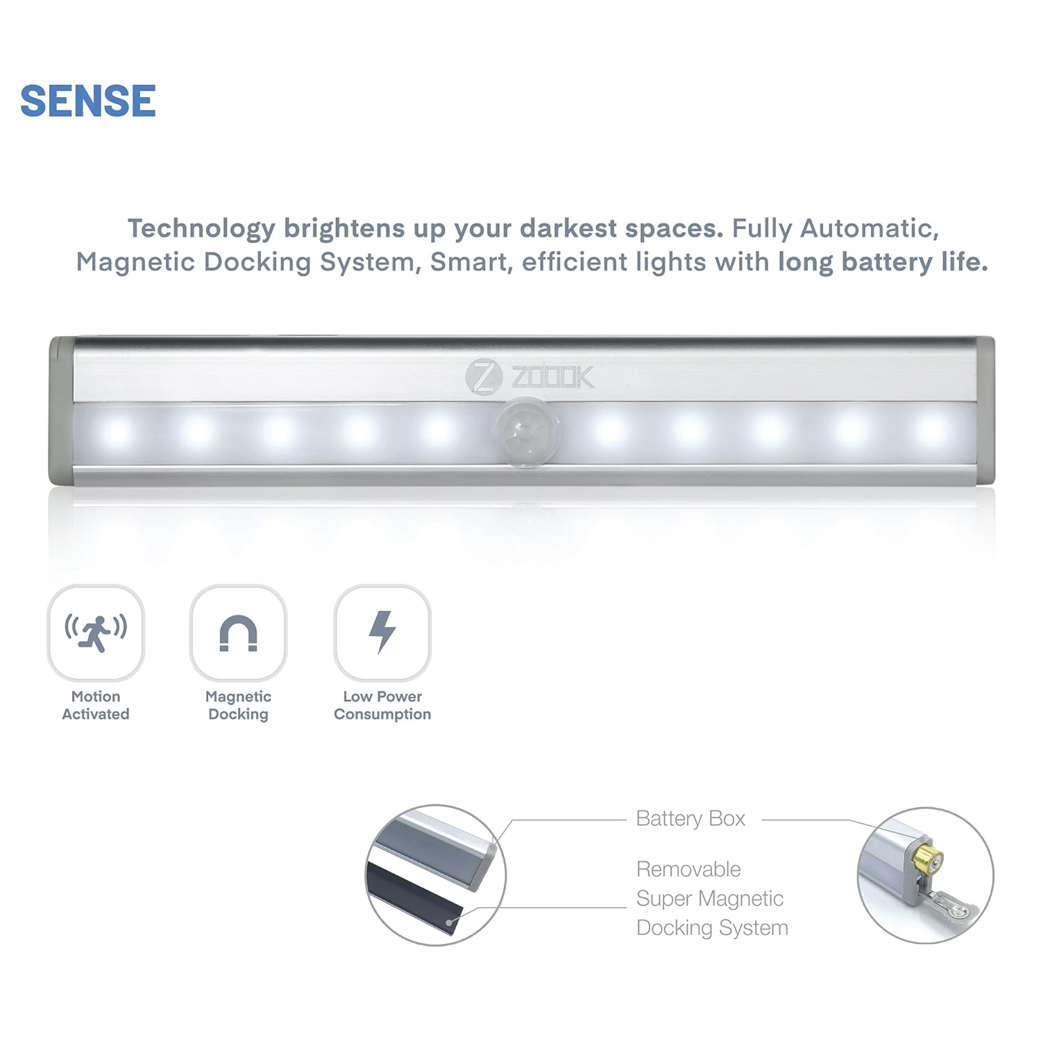 ZOOOK Sense Motion Sensor Light