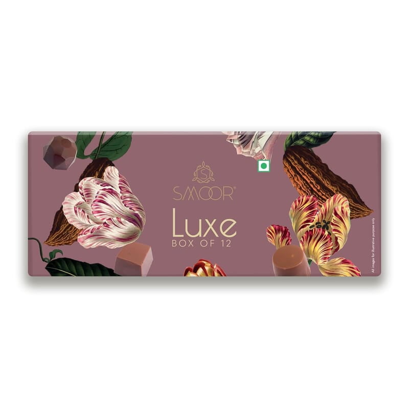 SMOOR Luxe Treat Gift Pack Premium Chocolate Truffles Gift Box 12 (120gm)