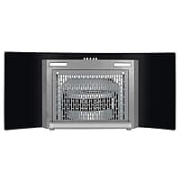 Faber 90 cm 1100 m³/hr Auto-Clean curved glass Kitchen Chimney (HOOD ACE PRO HC PB BK 90, Filterless technology