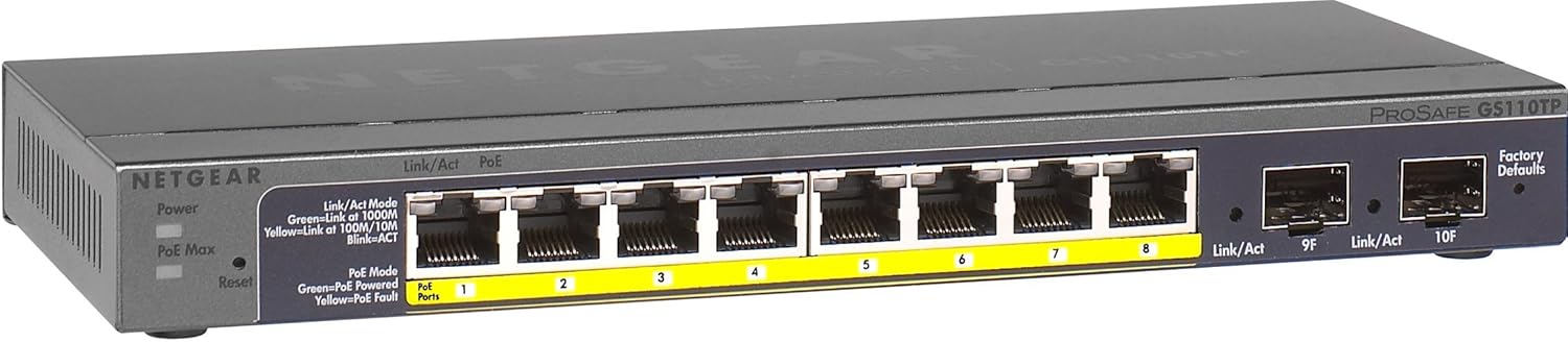 Netgear GS 110TP Port Switch