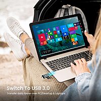 Portronics Mport 30 Card Reader – USB Type C & A Hub Adapter | SD & Micro SD Support | Grey