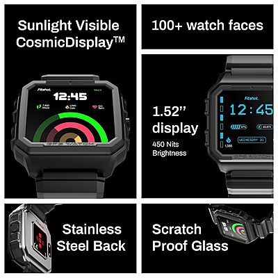 Smart Watch Ambrane Fitshot Axis Black