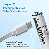 Portronics Lithius Cell AAA USB-C Rechargeable