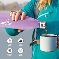 MILTON Shine 1000 Stainless Steel Water Bottle, 900 ml Single walled  Leak Proof