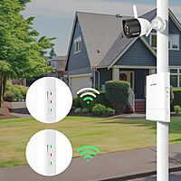 Tenda O1-5G 5.8GHz 867Mbps Outdoor Wireless Bridge, Point to Point Wi-Fi Bridge, 1KM Long Distance, Outdoor CPE with 2 * 9dBi Antenna, PTP/PTMP, IP65 Waterproof Enclosure Tenda O1-5G 5.8GHz 867Mbps Outdoor Wireless Bridge, Point to Point Wi-Fi Bridge, 1KM Long Distance, Outdoor CPE with 2 * 9dBi Antenna, PTP/PTMP, IP65 Waterproof Enclosure