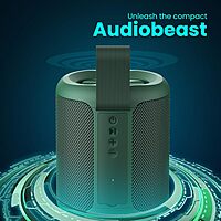 Portronics SoundDrum P – 20W Speaker features USB & Type-C connectivity, delivering powerful sound in a compact design. Perfect for music lovers seeking portability and quality audio performance.