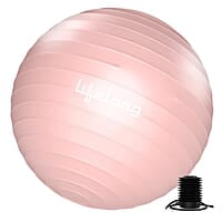 Lifelong Gym Ball for Exercise-Anti Burst Exercise Ball- Fitness Yoga Ball,,Pregnancy & Labor Ball