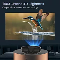 Portronics Beem 530 POR-2312 LED Projector – 7600 Lumens | 1080p | Android | White