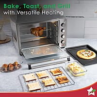 Wonderchef Oven Toaster Griller - 48 litres 6-Stage Heat Selection Bake, Grill, Roast