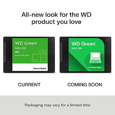 WD Green 1TB SATA Internal SSD – 2.5 Inch | Up to 545MB/s Read | 3-Year Warranty