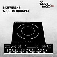 Havells Induction Cooktop Tc 18 1800 Watt (Crystal Glass, Black)