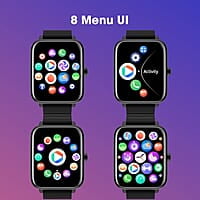 Zebronics DRIP Smart Watch with Bluetooth Calling, 4.3cm (1.69"), 10 built-in & 100+ Watch Faces, 100+ Sport Modes, 4 built-in Games, Voice Assistant, 8 Menu UI, Fitness Health & Sleep Tracker