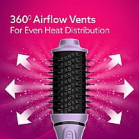 AGARO HV2179 Lite 2 in 1 Hair Volumizer Brush + Hair Dryer for Women, 1200W Motor 360 Degree Air Flow