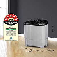 Godrej 12 Kg 5 Star Semi-Automatic Top Load Washing Machine With Air Dry and 4 Wash Programs