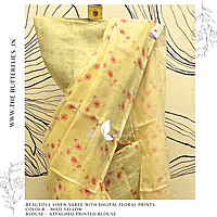 PURE LINEN SAREE YBRSLIN23431 PURE LINEN SAREE YBRSLIN23431