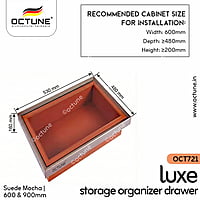 Octune Luxe Storage Organizer Drawer