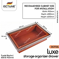 Octune Luxe Storage Organizer Drawer