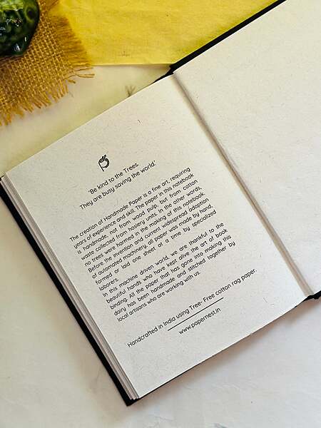 Pink Garden Gratitude Handmade Paper Journal Diary