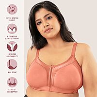 Nykd By Nykaa Everyday Cotton M-Frame Bounce Control Non-Padded Non-Wired Bra NYB101