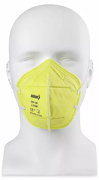Mallcom FFP1 Without Valve Yellow mask Ear loop