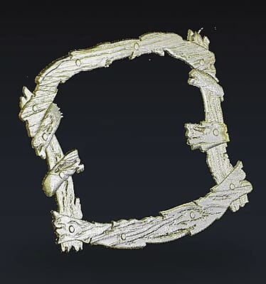 3D Carving Mirror Frame 012