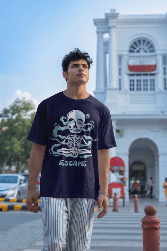 Escape Skeleton Graphic T-Shirt