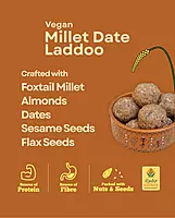 Millet Date Laddoo - 200 g | No Added Sugar | Vegan | Gluten Free