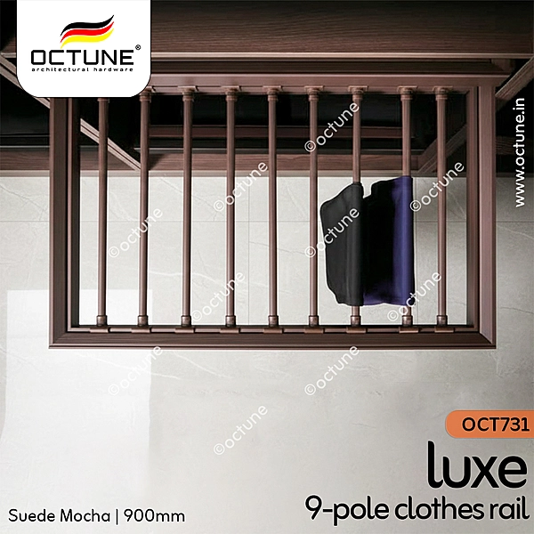 Octune Luxe 9-Pole Clothes Rail