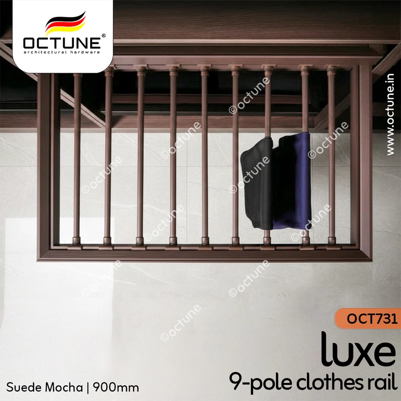 Octune Luxe 9-Pole Clothes Rail
