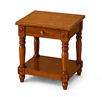 Luis Single Drawer Bedside Table