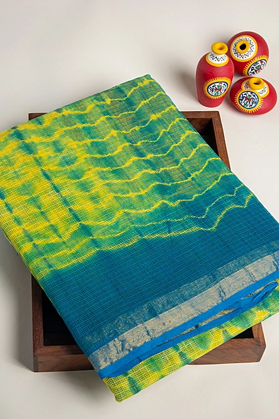 Kota Doria - Yellow and Green