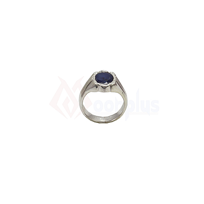 92.5 Sterling Silver Ring Gemstone blue stone Men