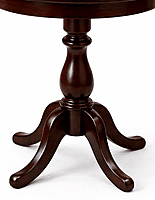 Tetra Spindle Accent Sofa Peg Table