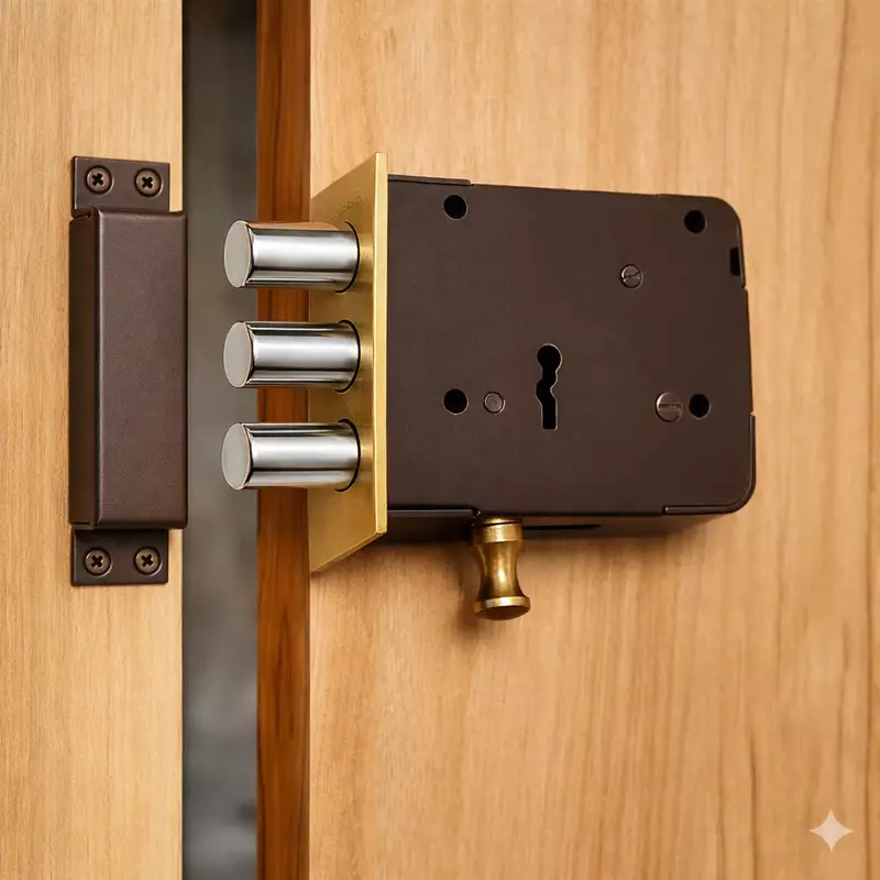 (4074) Palam Lock No. 74 round Bullet