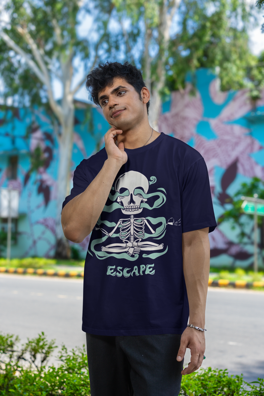 Escape Skeleton Graphic T-Shirt