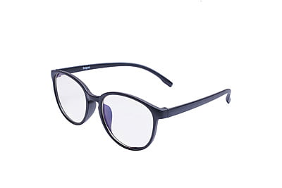 Soigné Unisex Large Round Spectacle Frame. Glossy Black Soigné Unisex Large Round Spectacle Frame. Glossy Black