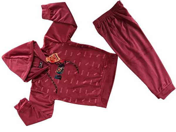 Kids Printed Hoodie and Jogger Set