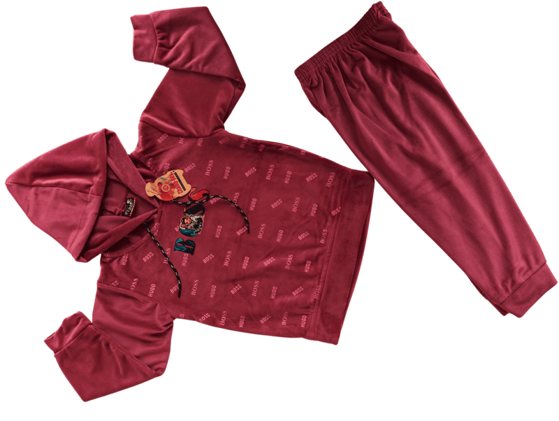 Kids Printed Hoodie and Jogger Set