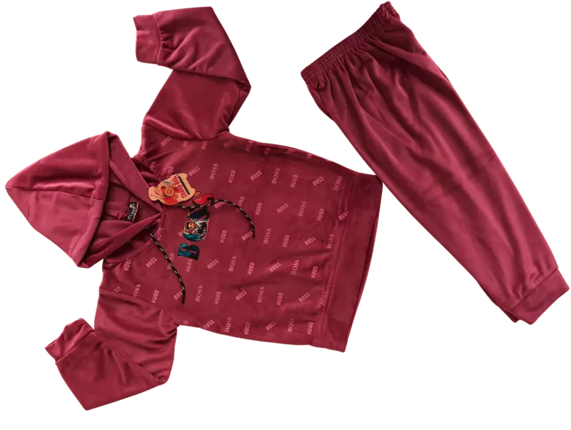 Kids Printed Hoodie and Jogger Set