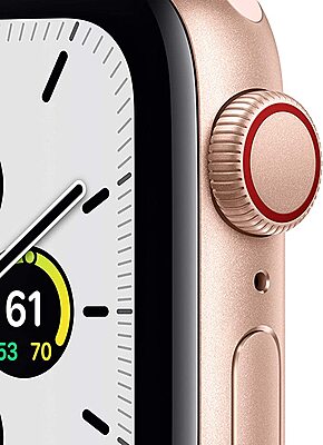 New Apple Watch SE (GPS, 40mm) - Gold Aluminum Case with Pink Sand Sport Band