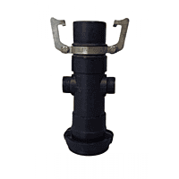 75mm EPC Type Rain Connector 40mm (OS Thread) Ring Clamp
