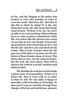 The Problem of Life and Death