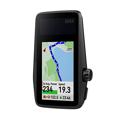 Coros Dura Solar GPS Bike Computer - Black (BY01)