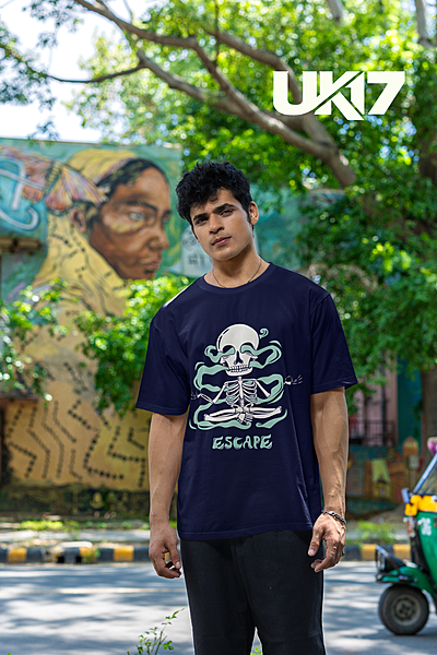 Escape Skeleton Graphic T-Shirt