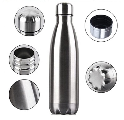 750 ML Stainless Steel Hot and Cold Water Bottle for Office Pack of 1 750 ML Stainless Steel Hot and Cold Water Bottle for Office Pack of 1
