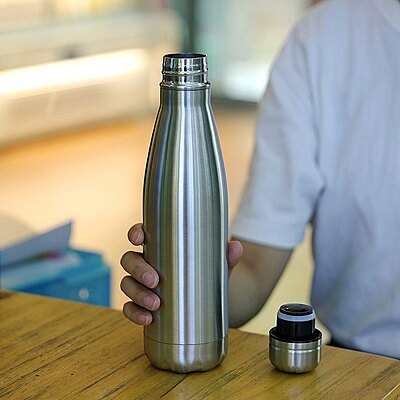 750 ML Stainless Steel Hot and Cold Water Bottle for Office Pack of 1 750 ML Stainless Steel Hot and Cold Water Bottle for Office Pack of 1